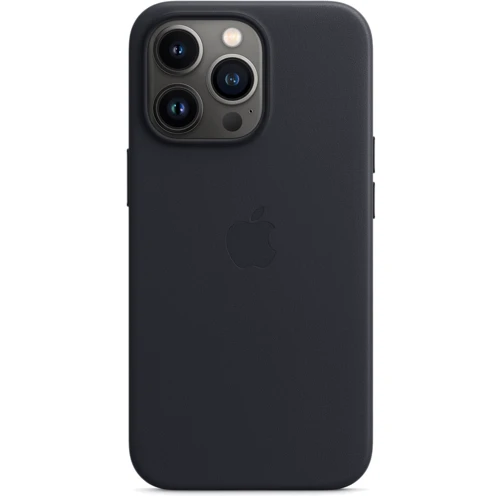 Чохол для iPhone Apple for iPhone 13 Pro Leather Case with MagSafe Midnight (MM1H3) : Колір синій