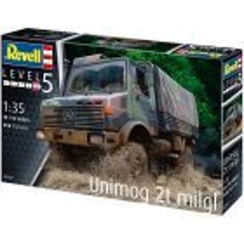 Сборная модель-копия Revell Грузовик Unimog 2T milgl Уровень 5 (RVL-03337): Тип модели автомобили