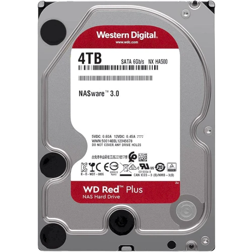 Внутренний жесткий диск WD Red Plus Internal NAS 4TB (WD40EFPX)