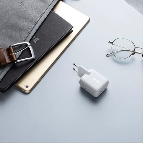 Зарядное устройство ANKER USB-C Wall Charger PowerPort III Mini 1 Power IQ 3.0 30W White (A2615L21): Кабель в комплекте отсутствует