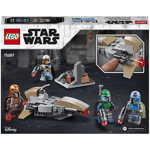 LEGO Star Wars Боевой набор: мандалорцы (75267): Количество деталей, шт. 102