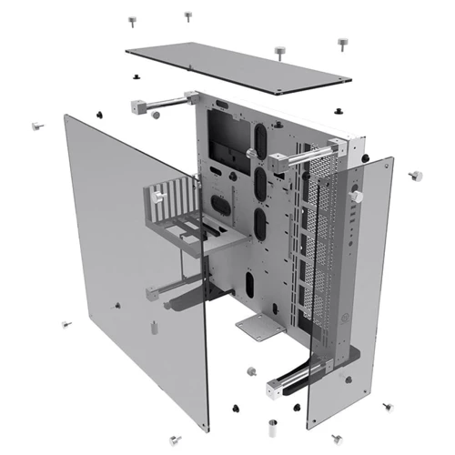 Корпус Thermaltake Core P5 Tempered Glass Snow Edition (CA-1E7-00M6WN-01) фото 5