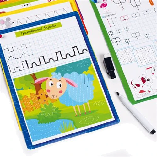 Навчальний набір Vladi Toys Готуємось до школи Алфавіт на листі (VT5010-21)