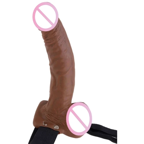 Полый страпон Pipedream Fetish Fantasy 9 Inch Hollow Strap-On (коричневый)