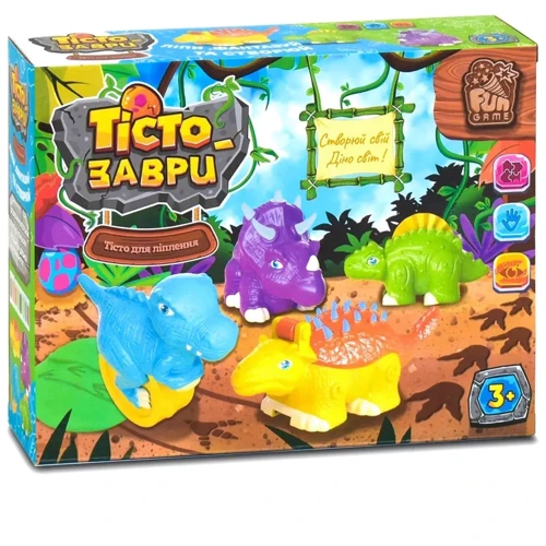 Тісто для ліплення 4FUN Game Club Тісто-заври (20308)