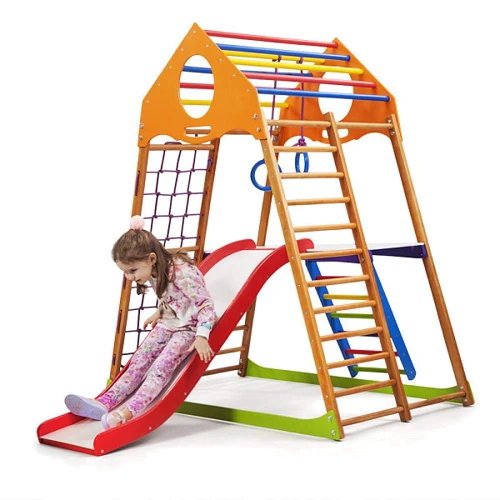 Детский спортивный комплекс для дома SportBaby KindWood Plus 2 фото 7