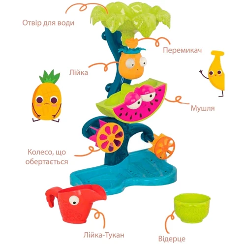 Набор Battat для игры с песком и водой Тропический водопад (BX1659Z)