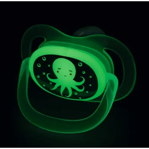 Пустушка силіконова Bebe ConfortPhysio Air Dummy Phospho Bblue Octopus 6-18 міс. 2 шт. (3104201950): Вік старше 6 месяцев