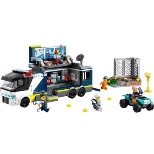 Конструктор LEGO City Передвижная полицейская криминалистическая лаборатория 674 деталей (60418): Рекомендуемый возраст от 7 лет