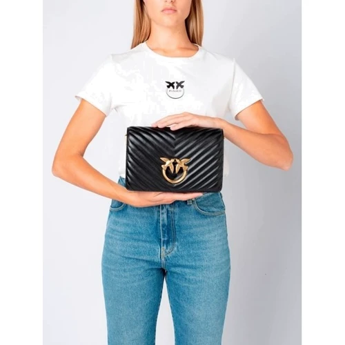 Жіноча сумка через плече PINKO LOVE CLICK CLASSIC SHEEP NAPPA чорна (100063A0GKZ99Q): Тип Сумки