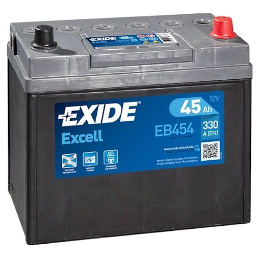 

Exide Excell 6СТ-45 АЗИЯ Евро (EB454)