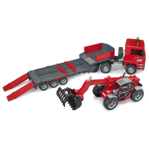 Ігровий набір Bruder Тягач MAN TGA з причепом та телескопічний навантажувач Manitou MLT 633 (02774): Виробник Bruder