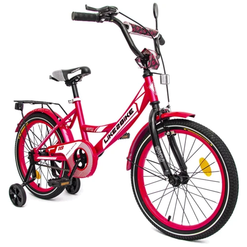 

Велосипед подростковый 2-х колесный 18'' 211804 (RL7T) Like2bike Sky, розовый, рама сталь, со звонком