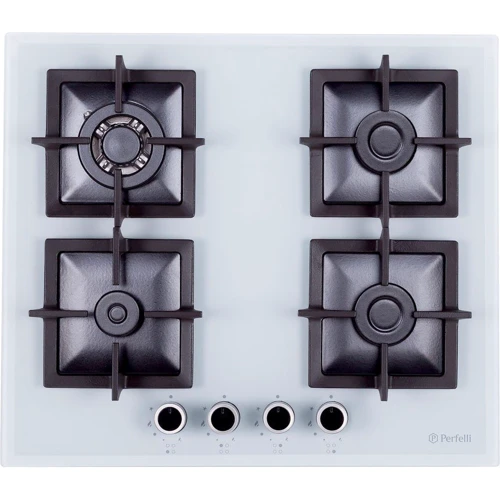 Варочная поверхность газовая Perfelli HGG 61283 WH