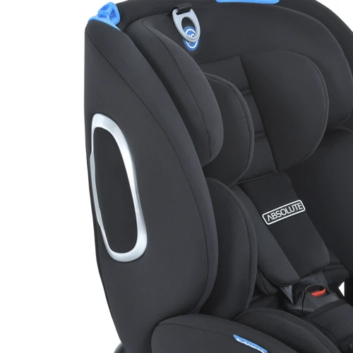 Автокресло детское EL Camino Absolute (ME 1079 Royal Total Black): Регулировка высота подголовника, наклон спинки