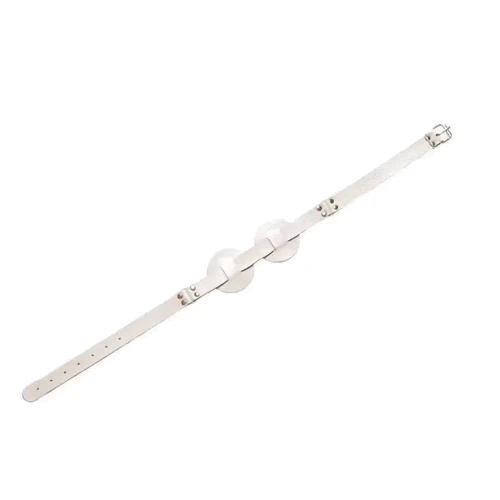 Маска SUB leather mask, white