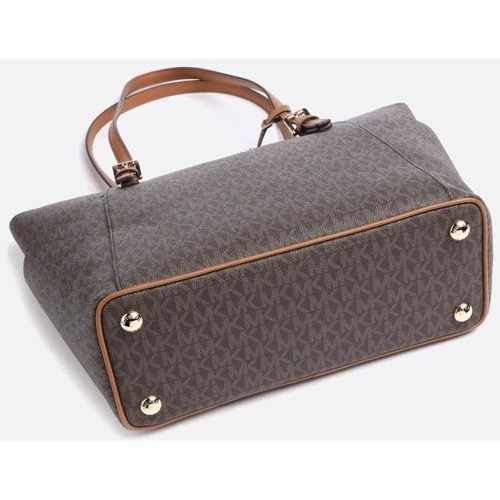 Женская сумка тоут Michael Kors JET SET ITEM EW TZ TOTE темно-коричневая (30S0GTTT1B252): Фактура Матовая, Гладкая
