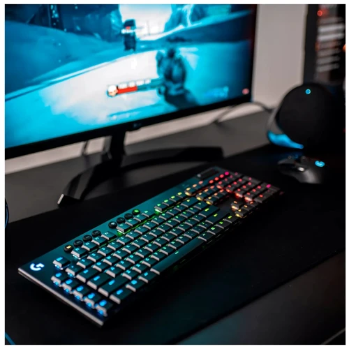 Клавіатура Logitech G915 Lightspeed RGB Wireless RGB GL Linear UA Black (920-008962) фото 7