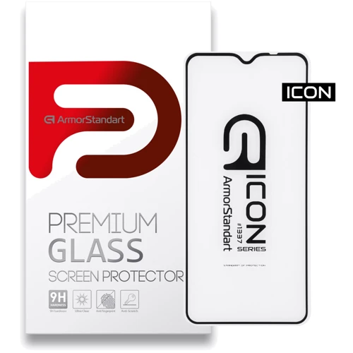 Аксессуар для смартфона ArmorStandart Tempered Glass Icon Black for Xiaomi Redmi 9T / Redmi 9 Power (ARM58274)