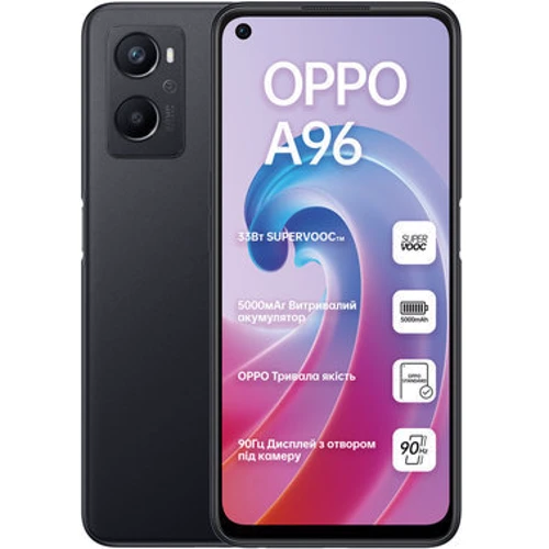 Смартфон Oppo A96 6/128 GB Starry Black Approved Витринный образец