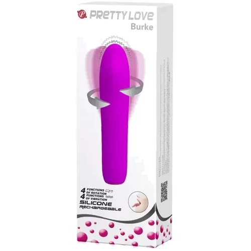 Вибромассажер с функцией ротации PRETTY LOVE - BURKE, BI-014584X