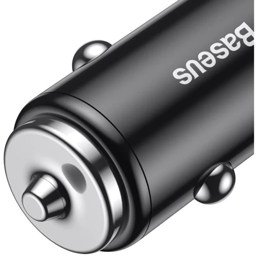 Зарядное устройство Baseus USB Car Charger Small Screw Quick Charge 36W Black (CAXLD-B01): Количество USB-портов 2
