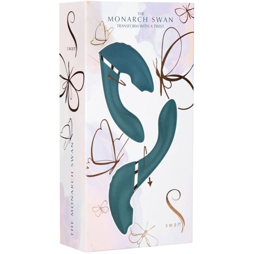 Вакуумный вибратор Swan The Monarch Swan Teal