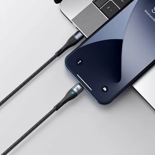 Кабель Baseus Cable USB-C to Lightning Zinc Magnetic Safe Fast Charging PD 20W 1m Black (CATLXC-01) фото 5