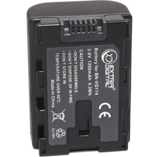 Аккумулятор ExtraDigital JVC BN-VG114 (chip)