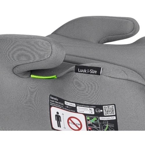 Автокресло-бустер Lionelo Luuk I-size Grey (LO-LUUK I-SIZE GREY): Цвет серый