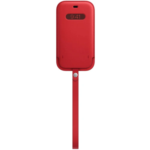 Чехол для iPhone Apple Leather Sleeve Case (PRODUCT) Red (MHMR3) for iPhone 12 mini: Материалы кожа
