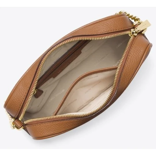 Женская сумка кросс боди Michael Kors Ginny md коричневая (32F7GGNM8L203): Пол Женский