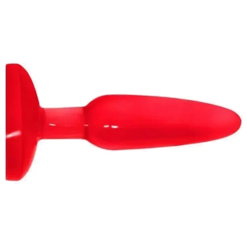 Анальная пробка на присоске Butt plug, BI-017001 Red