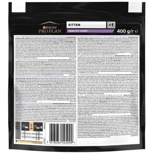 Сухой корм Pro Plan Original Kitten с курицей 400 г (7613036545099): Вес упаковки 0.4 кг