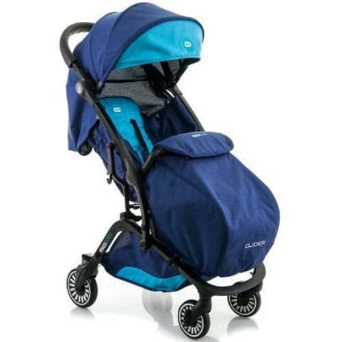 Прогулочная коляска Mioobaby Glider Blue: Количество блоков 1