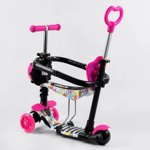 Самокат Best Scooter с защитным бампером розовый (S 5593): Максимальная допустимая нагрузка, кг 60