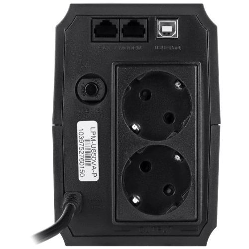 LogicPower U850VA-P (LP10397): Тип архитектуры Линейно-интерактивный (line-interactive)