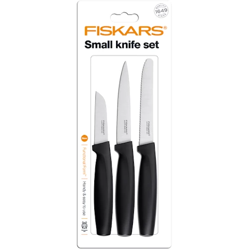 Набор кухонных ножей Fiskars Functional Form для чистки продуктов 3 шт. (1014274): Наименование Набор ножей