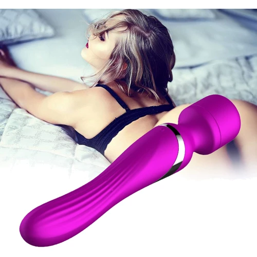 Универсальный вибромассажер Foxshow Silicone Dual Massager Purple