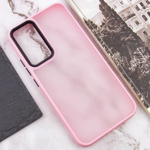 Чехол для телефонов Epik TPU+PC Lyon Frosted Case Pink for Xiaomi Redmi Note 12S: Материал TPU (термополиуретан) и поликарбонат