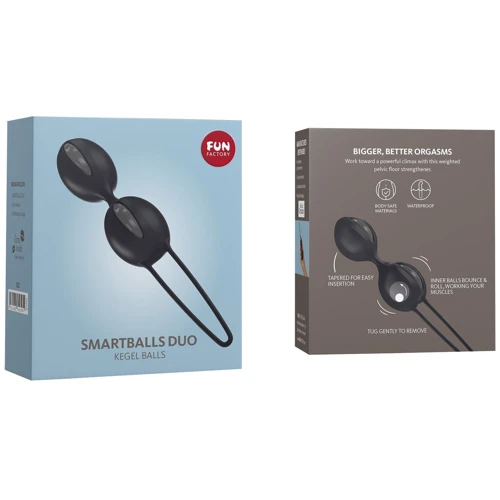 Вагинальные шарики Fun Factory SMARTBALLS DUO Black
