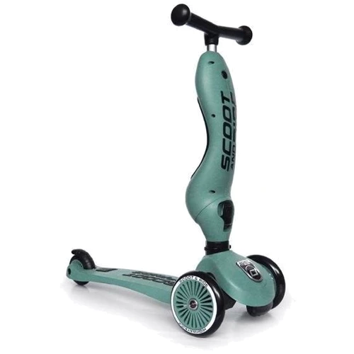 Самокат Scoot&Ride серии Highwaykick-1 серо-зеленый, до 3 лет/20кг: Количество колес 3