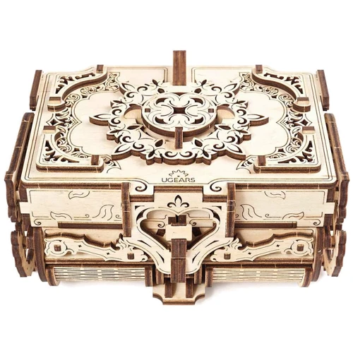 Механічний 3D пазл UGEARS "Антикварна шкатулка" (70089): Вид мистецтво, майстерність, етніка, фентезі