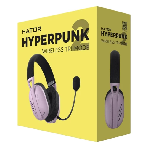 Наушники Hator Hyperpunk 2 Wireless Tri-mode Black/Lilac (HTA-859): Сопротивление наушников (Ом) 17