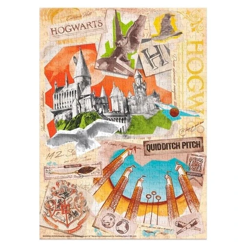 Пазл Dodo Hard-M Harry Potter Министерство магии и поле для Квиддича 450 элементов (200503)