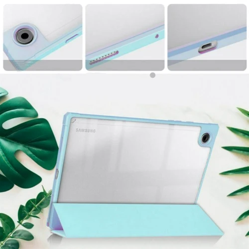 Аксессуар для планшетных ПК BeCover Case Book Soft Edge with Pencil mount Light Blue for Samsung Galaxy Tab A8 10.5 (2021) SM-X200 / SM-X205 (708331): Материал Искусственная кожа + TPU