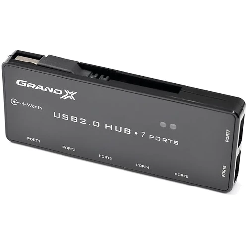 Аксессуар для ноутбуков USB хаб Grand-X 7 портов + 1,2m USB cable (GH-701): Производитель Grand-X