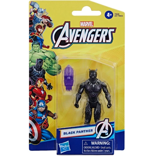 Фигурка HASBRO AVENGERS с аксессуаром серии Марвэл F9336 AVN 4IN BLACK PANTHER (F9325_F9336)