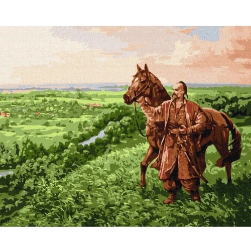 Картина по номерам Идейка Казацкий дух ©Сергей Лобач 40х50 см (KHO4992)