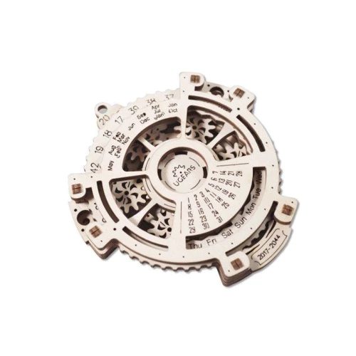 Механічний 3D пазл UGEARS "Навігатор дат '' (70036): Кількість фрагментів, шт 24